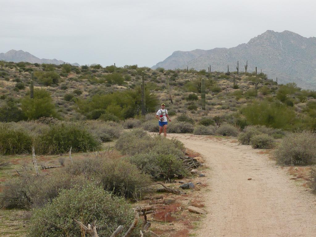 P1000120.JPG - Paul doing a pre-flight run in McDowell Mt. Park