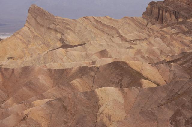 IMG_7222.JPG - Zabriskie Point.  This looks amazing during sunrise on a clear day.  This, unfortunately, was an overcast morning... still looks pretty cool though!!