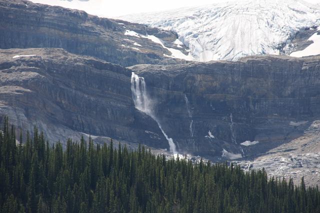 IMG_2470.JPG - Glacier and waterfall near Bow Lake - taken with 200mm lens.