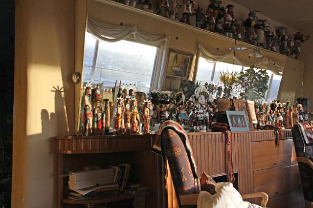 IMG_3674.JPG - A large collection of Kachina dolls in the Holbrook House B & B.
