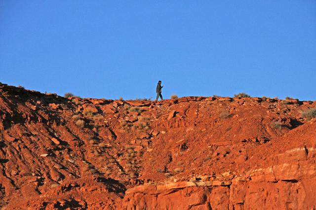 IMG_4190.JPG - That's our guide going to get help because the van got stuck in a sand pit.