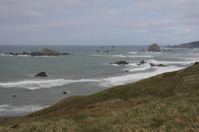 IMG_6346.JPG - Climbing out of the Coastal Trail at Cape Blanco.