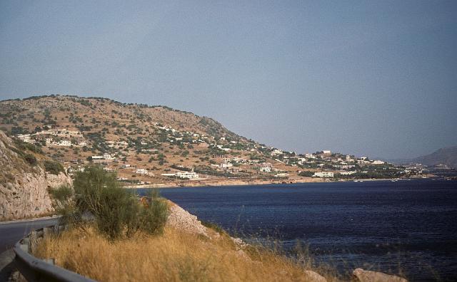 greece0001.jpg - A village by the beach en-route to the temple of Poisoidon at Sounion.