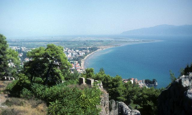 greece0054.jpg - Beach view from top of Tolophon fortress.