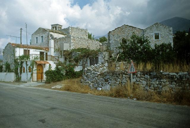 greece0125.jpg - Hybrid contemporary/historical homes in Areopoli on the Mani peninsula.