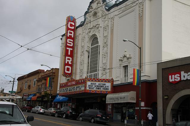 IMG_1135.JPG - Taking a walk through the Castro.  We saw the movie Milk a few weeks ago so it was cool to see this place in person.